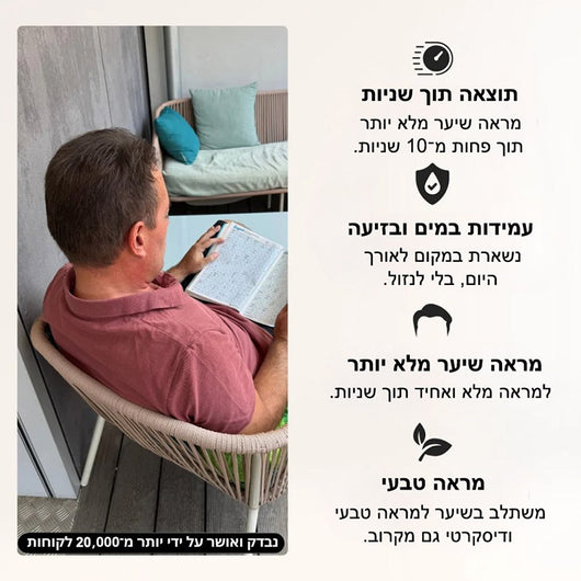 Ilaren | אבקת מילוי לשיער